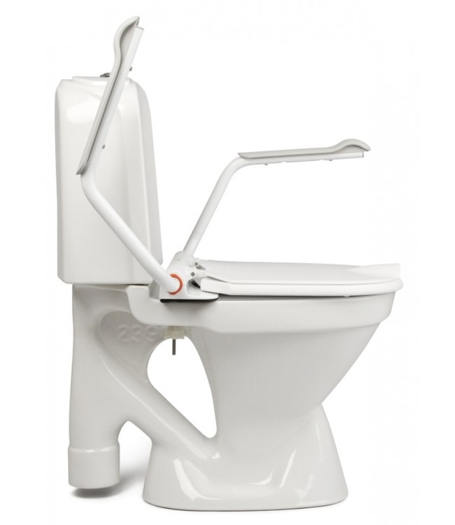 Etac Support toiletbril met armsteunen