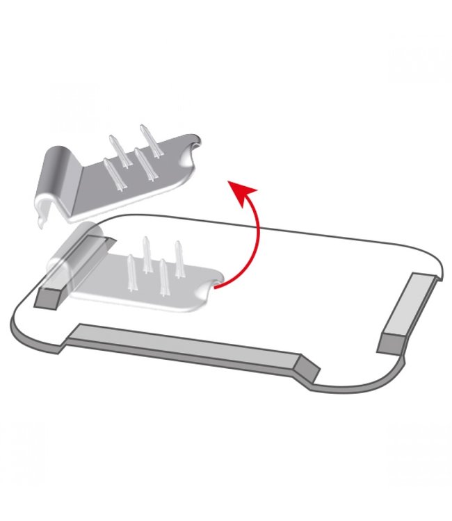 Ornamin Snijbord rood