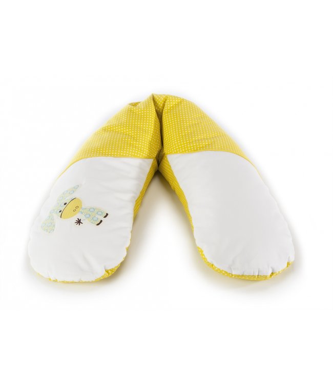 Theraline Hoes ezel geel-wit