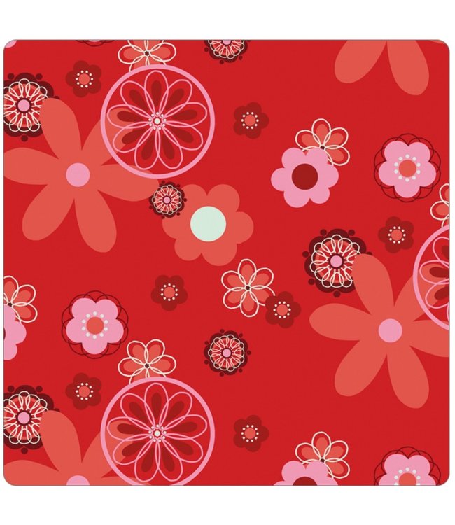 Theraline Hoes retrobloem rood