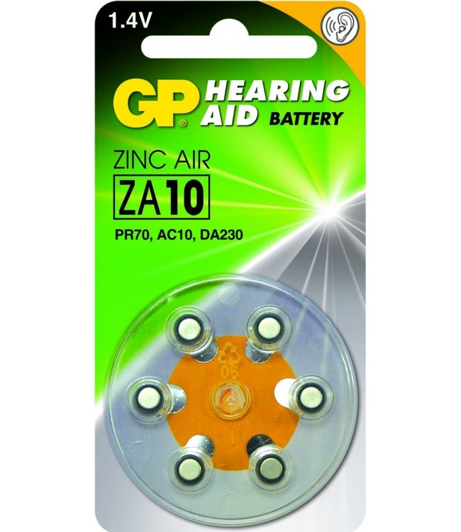 GP Zink Air hoorapparaat batterijen