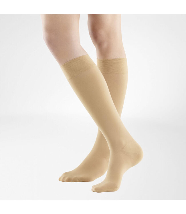 Bauerfeind Venotrain Soft AD Ccl1- gesloten teen- Caramel