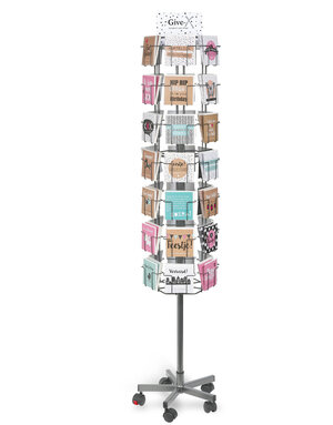 CAT Vloerdisplay 42-vaks incl. CAT vulling