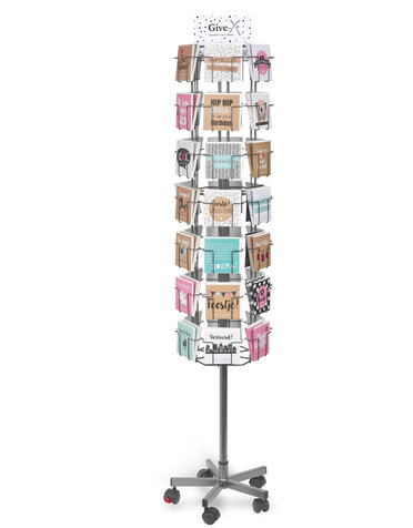 CAT Vloerdisplay 42-vaks incl. CAT vulling