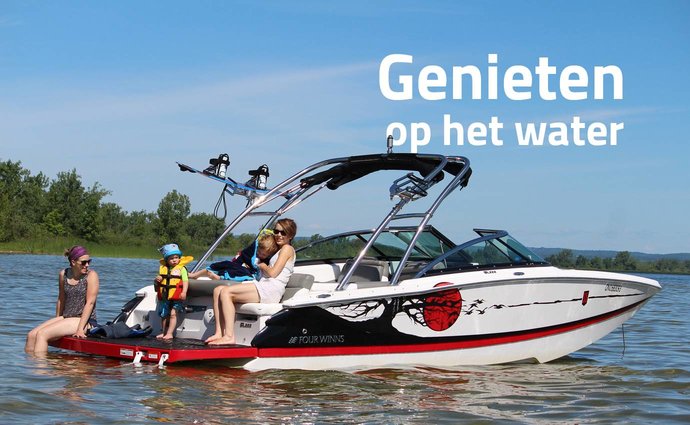 Genieten op het water