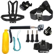 Set d'accessoires Large (6 pièces) pour caméra d'action