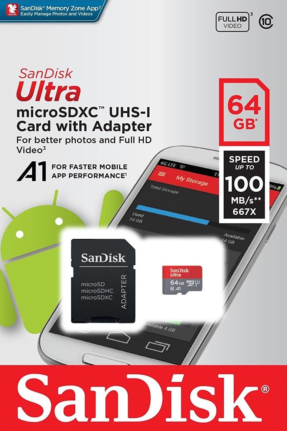 SanDisk 64GB Micro SD Card - TechPunt