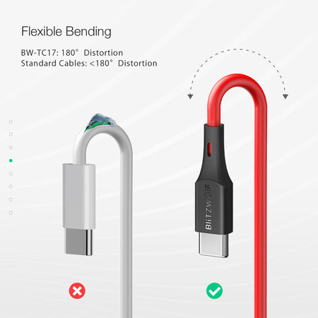 Blitzwolf BlitzWolf BW-TC17 USB-C naar USB-C Kabel