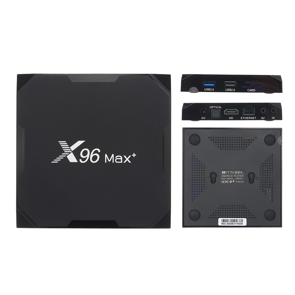 X96 Max Plus Amlogic Bluetooth Wi Fi Dual 4gb Ram 64gb + Teclado