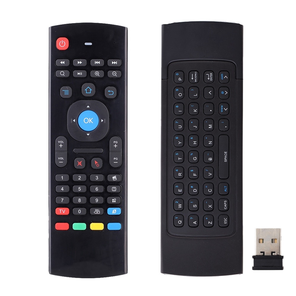 Air Mouse - Souris À Air À Détection De Mouvement 2,4 G Clavier sans fil  2.4G Smart TV Télécommande Android pour Android TV Box/PC/Smart TV/ Projecteur/HTPC/All-in-one PC/