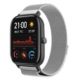 Bracelet Milanese Métallique pour Huami Amazfit BIP S / BIP U Pro / GTS 20mm