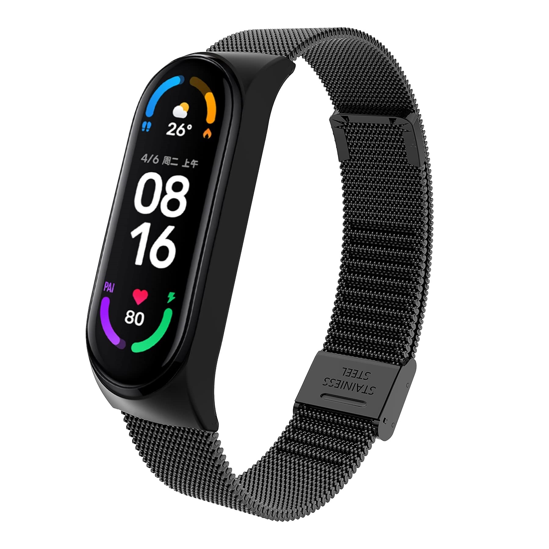 BDIG Xiaomi Redmi Watch 3 Active Bracelet, Stainless Steel Metal