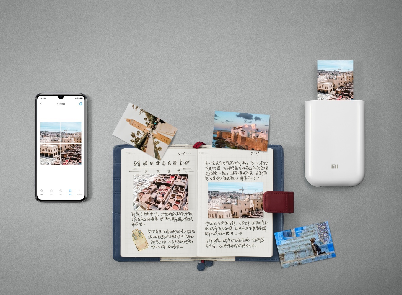 Xiaomi Imprimante Photo Portable Xiaomi Mi Avec Impression De