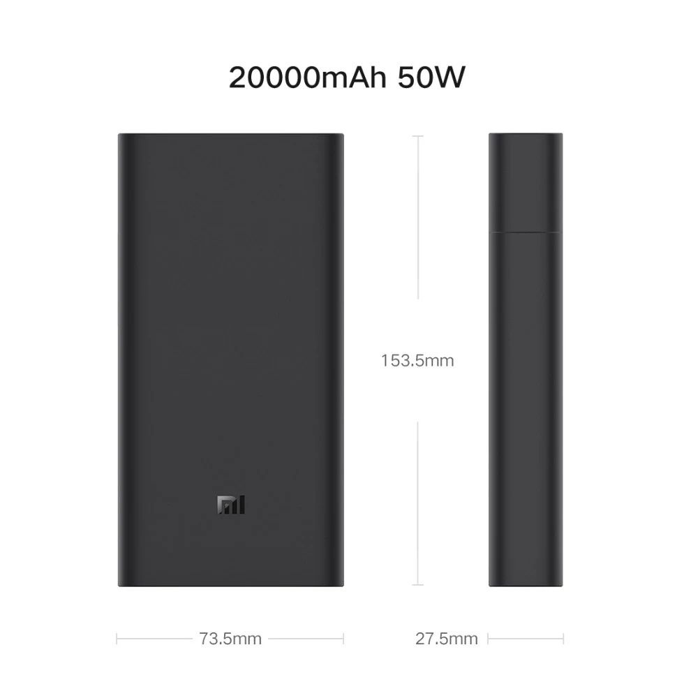 Xiaomi Redmi Power Bank 20000mAh Fast Charge 18W - TechPunt