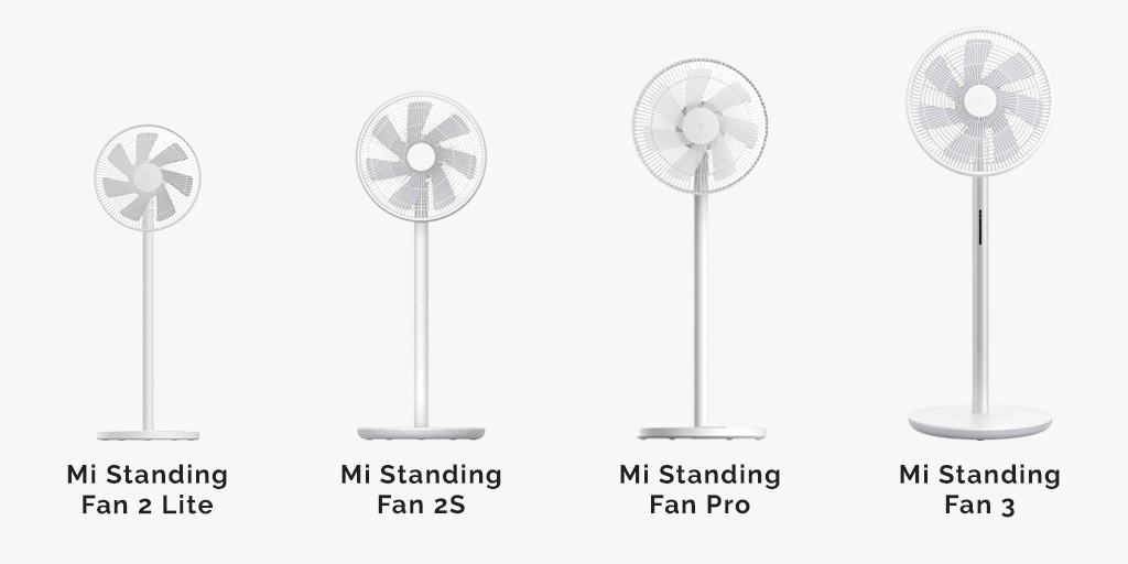 The different standing fans for sale at TechPunt.nl!