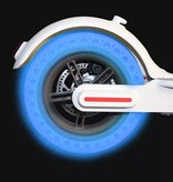 Fluorescent Pneu extérieur en caoutchouc intégral anti-poinçonnement pour Xiaomi M365 Scooter