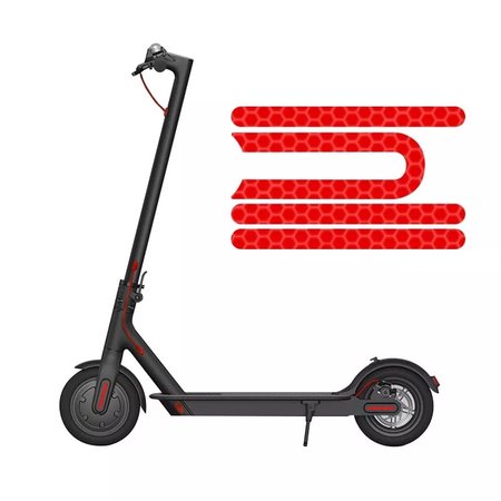 Covers and Reflectors Front and Rear for Xiaomi M365 and M365 Pro Scooter