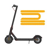 Couvertures et réflecteurs avant et arrière pour Xiaomi M365 et M365 Pro Scooter