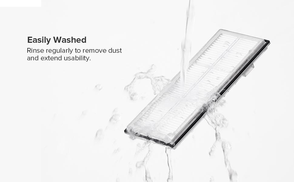 Xiaomi Roborock S7 Serie Washable Filter 2-pack - TechPunt
