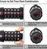 Combination lock for Xiaomi M365 Scooter