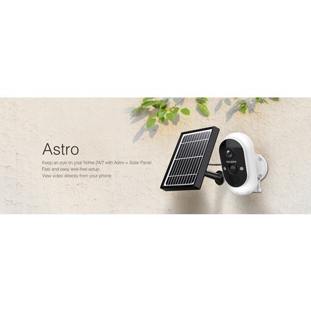 Eken Astro 2 Battery Camera with Solar Panel