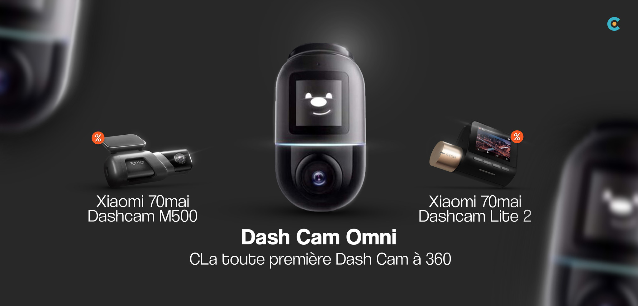 Xiaomi 70mai lance la première dashcam à 360° au monde !