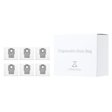 Xiaomi Roborock Roborock Dustbag for Xiaomi Roborock Q7 Max+, S7 Pro Ultra, S7 MaxV Ultra, Q8 Max+, S8+ and S8 Pro Ultra (6-pack)