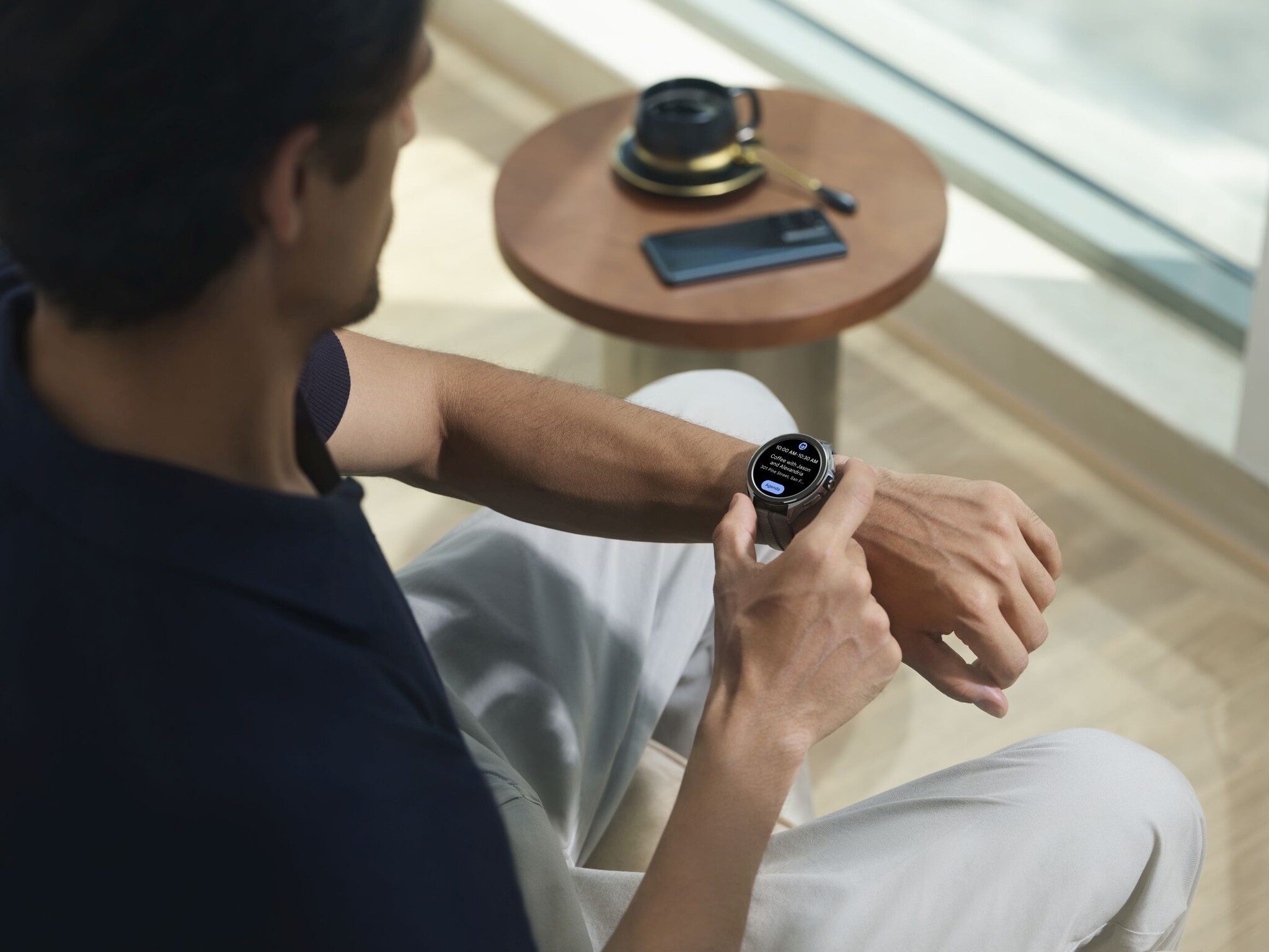 Montre connectée Xiaomi Mi Watch 2 Pro 46 mm Bluetooth Argent avec