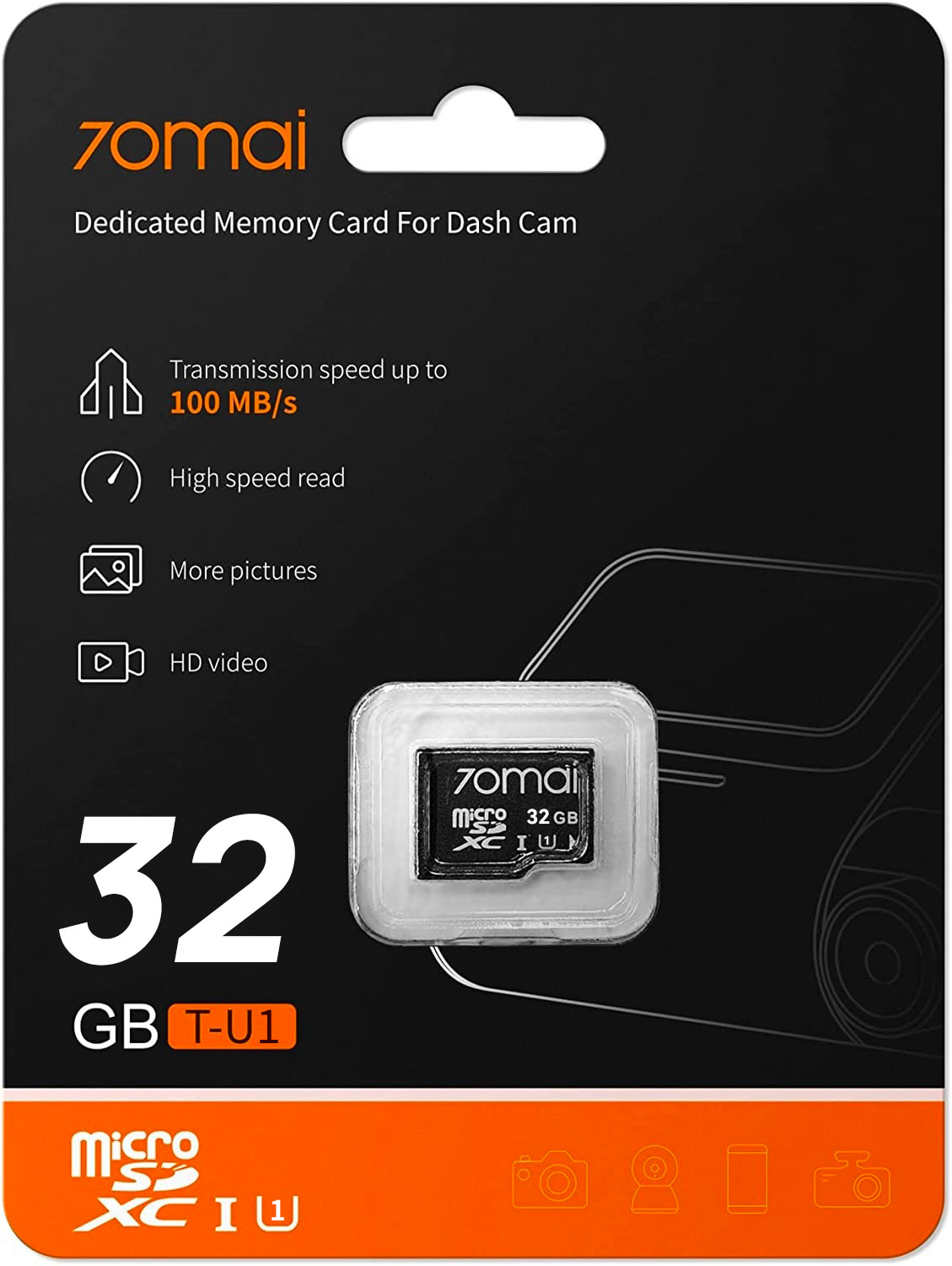 70mai 256G microSD Card Optimized for A810 Dash Cam – 70mai Official Store