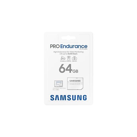 Samsung Pro Endurance 64GB + Adapter Micro-SD Memory Card