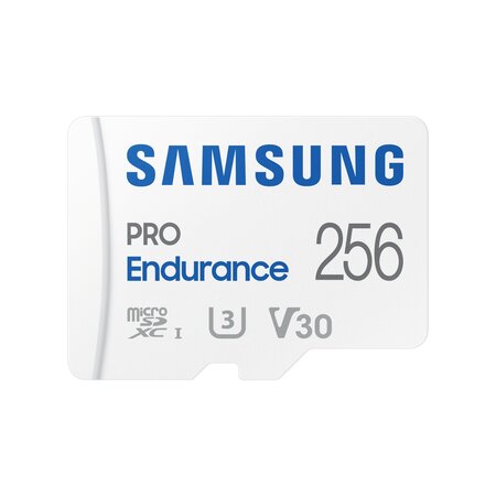 Samsung Pro Endurance 256GB + Adapter Micro-SD Geheugenkaart