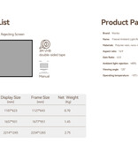 Xiaomi Wanbo Xiaomi Wanbo Fresnel ALR Projection Screen