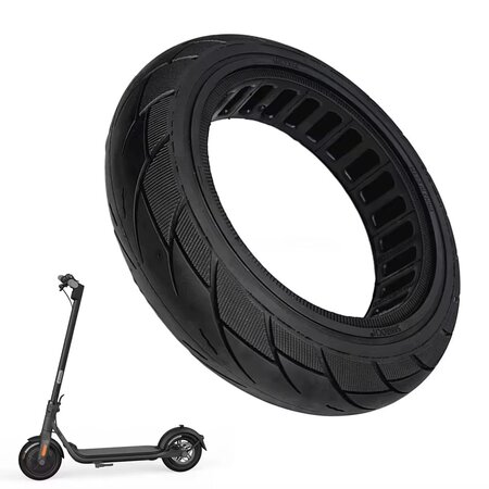 TechPunt Pneu plein 10 pouces pour trottinette Xiaomi Scooter 4 Lite 2nd Gen et Scooter 5 Series