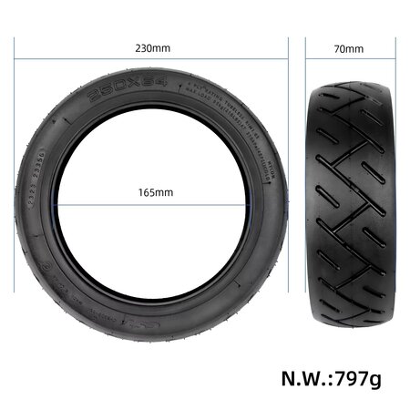 TechPunt Tubeless Duragel Tire for Xiaomi Electric Scooter 4 Lite 2nd Gen and Scooter 5 Series