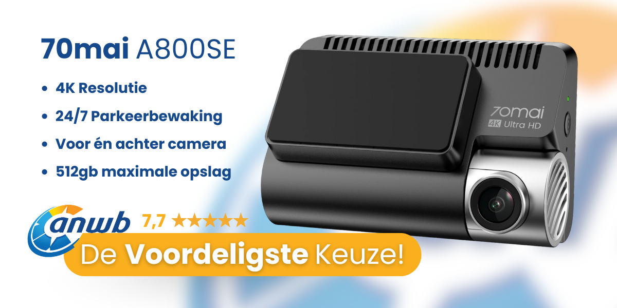 Waarom de 70mai A800SE de beste dashcam van 2025 is volgens de ANWB