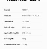 Xiaomi Yesoul Xiaomi Yesoul J1 Plus Liegeheimtrainer