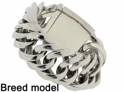Bukovsky Stainless Steel Jewelry Stalen Dames Armband Bukovsky "Prestige XL" - Gepolijst - Vanaf € 85,00