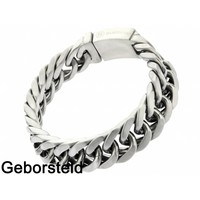 50% KORTING - Stalen Heren Schakelarmband Bukovsky "Chase Small" - Geborsteld - Nu al vanaf € 21,25