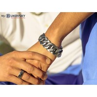 50% KORTING - Stalen Heren Armband Bukovsky "Omnia" - Geborsteld - Nu al vanaf € 31,25