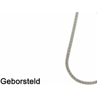 50% KORTING - Bukovsky Stalen Heren Ketting SH9240 - Gourmette - Brushed - Extra Lang - Lengte: 71 cm - Breedte: 0,9 cm - Dikte: 0,4 cm