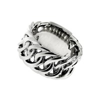50% KORTING - Stalen Bukovsky Ring Prestige -  316L Gepolijst Staal - Nu al vanaf € 16,25 - Gratis Verzending