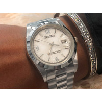 Philippe Constance Dameshorloge Staal - 4040 Large - Zilver - Parelmoer - Datumaanduiding - Gratis Verzending