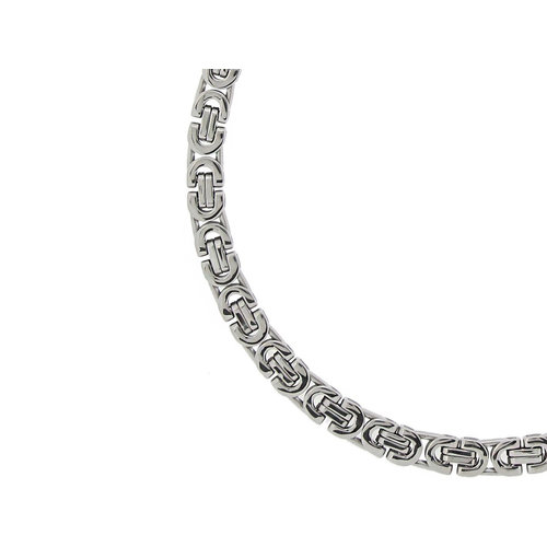 Bukovsky Stainless Steel Jewelry Bukovsky Stalen Heren Ketting SH7470 - Platte Koningsschakel - Large - Breedte: 0,8 cm - Dikte: 0,4 cm - 4 Lengtematen vanaf € 47,50 Bukovsky Stainless Steel Jewelry Bukovsky Stalen Heren Ketting SH7470 - Platte Koningsschakel - Large - Breedte: 0,8 cm - Dikte: 0,4 cm - 4 Lengtematen vanaf € 47,50