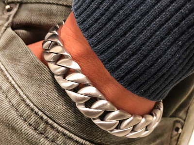 Bukovsky Stainless Steel Jewelry 25% KORTING - Stalen Heren Armband Bukovsky "Force Extra Small" - Geborsteld - Nu al vanaf € 31,88