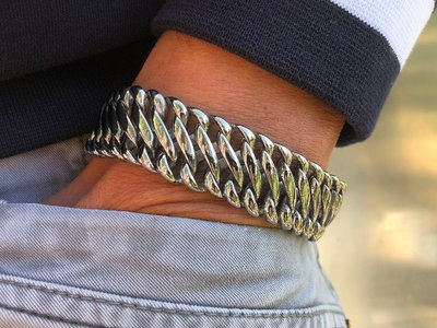 Bukovsky Stainless Steel Jewelry 30% KORTING - Stalen Heren Armband Bukovsky "Elegance Small" - Gepolijst - Nu al vanaf € 45,15