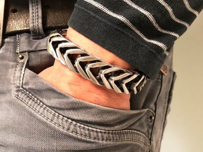 Bukovsky Stainless Steel Jewelry 30% KORTING - Stalen Heren Schakelarmband Bukovsky "Elite" - Geborsteld - Al vanaf € 54,25