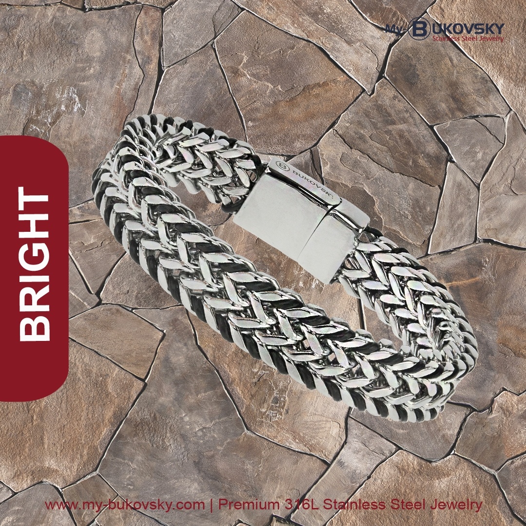 armband staal bukovsky sale aanbieding