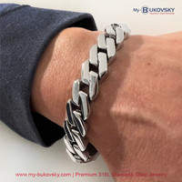 Stalen Heren Armband Bukovsky "Iconic" - Gepolijst - Vanaf € 45,00