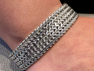 Bukovsky Stainless Steel Jewelry Stalen Dames Armband Bukovsky "Privilege Medium" 5 rows - Gepolijst - Vanaf € 37,50