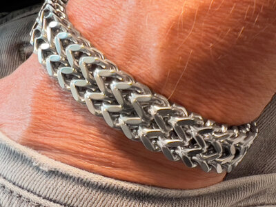 Bukovsky Stainless Steel Jewelry 30% KORTING - Stalen Heren Armband Bukovsky "Bright Plain" - Geborsteld - Nu al vanaf € 26,25